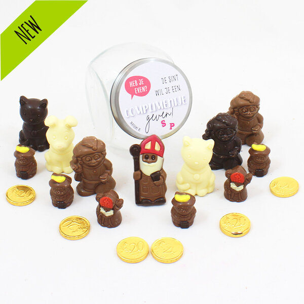 Glazen pot-ecologisch-sintgeschenk-chocolade